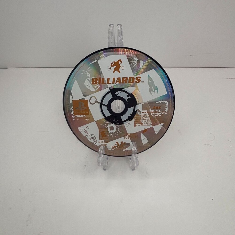 Billiards PS1 (Sony PlayStation, 2001) Agetec SLUS-01269 Disc Only